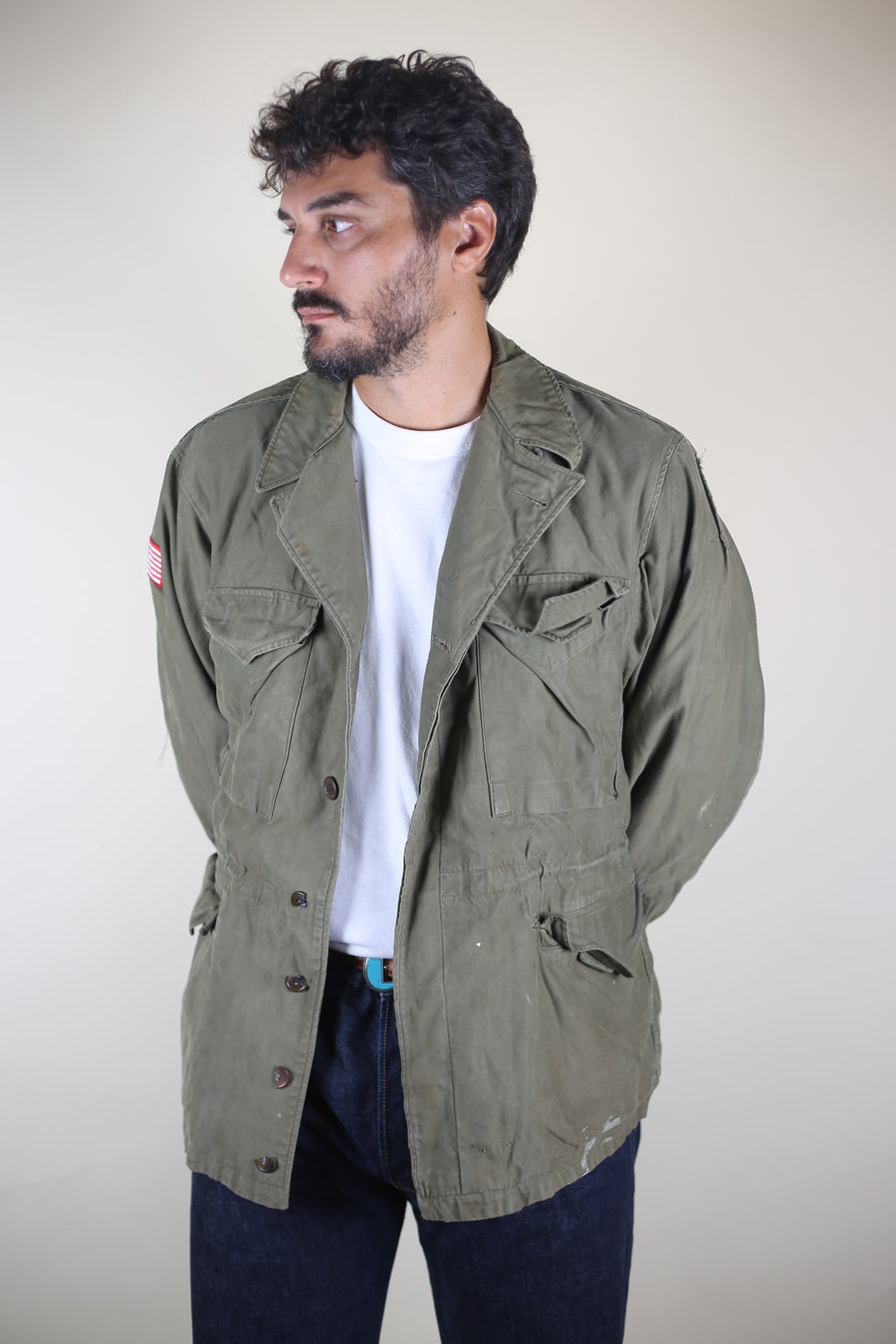 Field Jacket M-43 US ARMY 1940s   - XL -