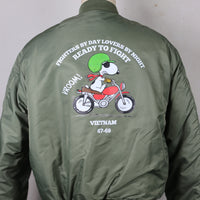 BOMBER MA 1 Snoopy biker