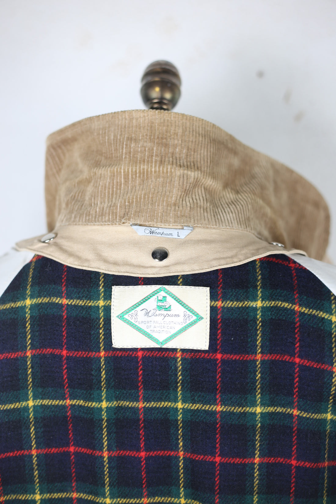 GIACCA WAMPUM vintage   4 GANCI    -  L  -