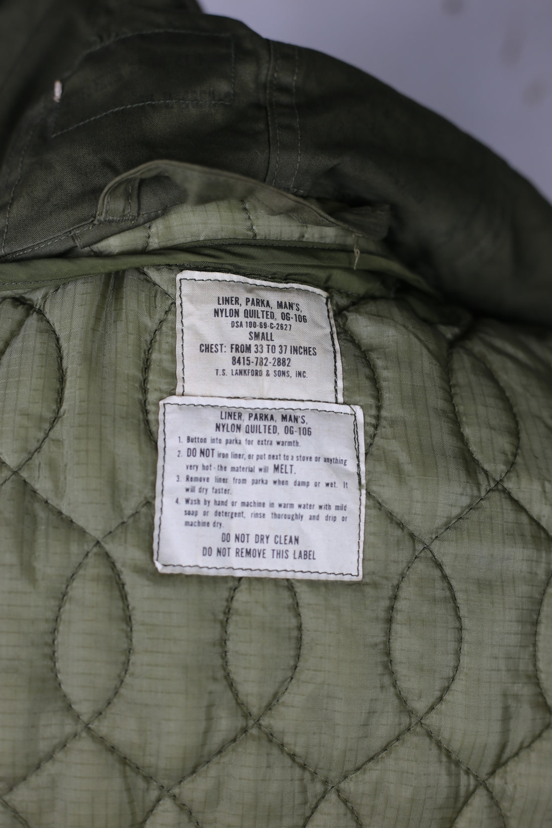 Fishtail parka m51 us army 1950s