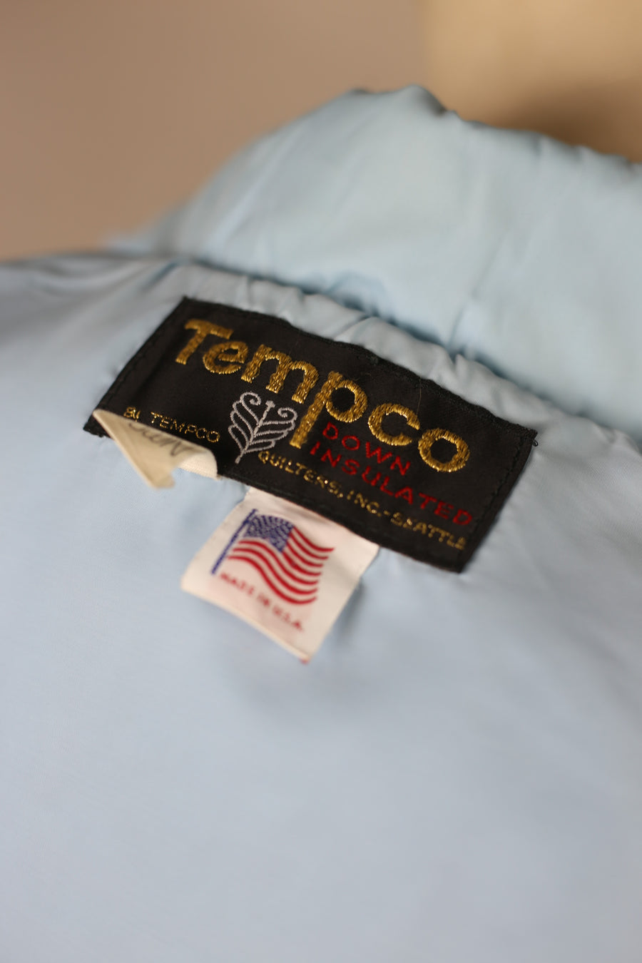 DOWN VEST MADE IN USA TEMPCO - M -