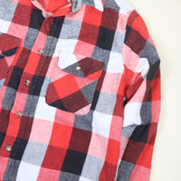 Plaid shirt Made in USA -M-