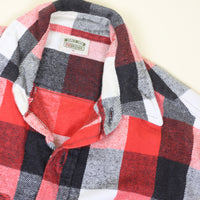 Plaid shirt Made in USA -M-