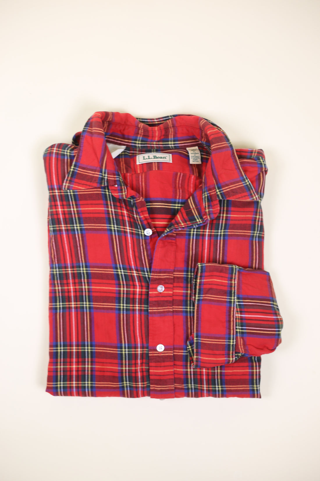 Plaid shirt LL bean -XL