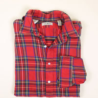 Plaid shirt LL bean -XL