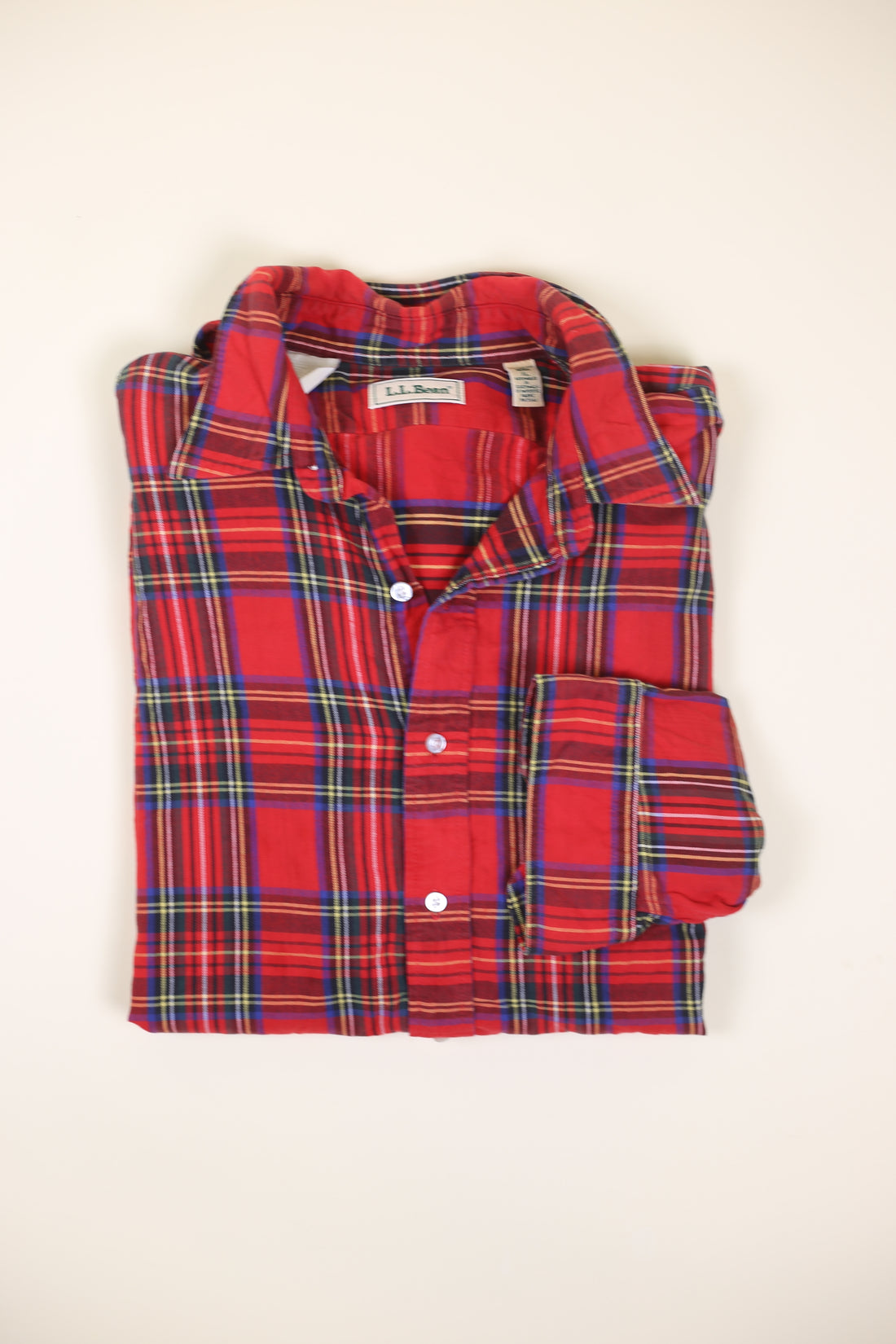 Plaid shirt LL bean -XL