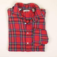 Plaid shirt LL bean -XL