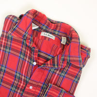 Plaid shirt LL bean -XL