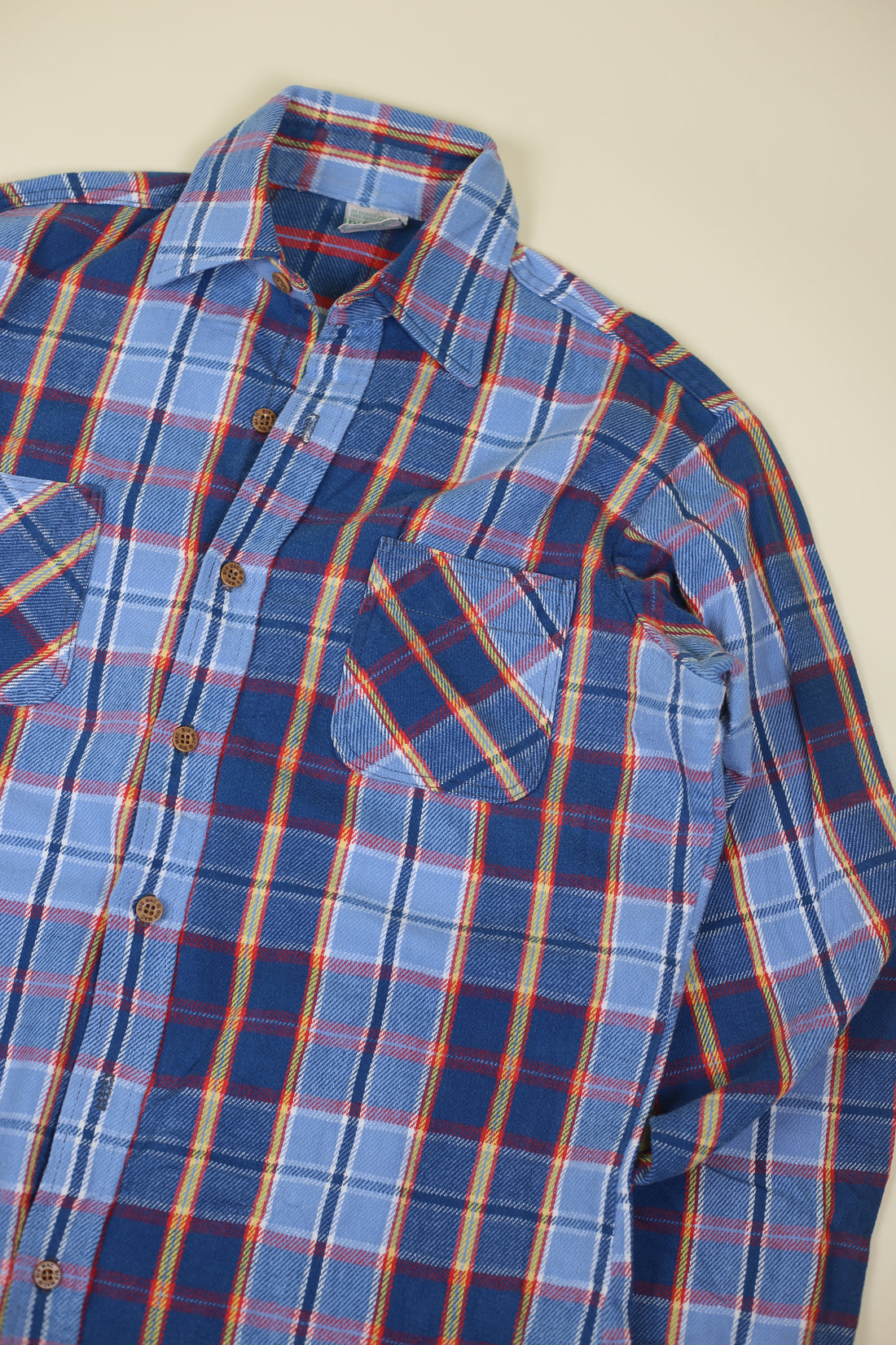 Big Mac plaid shirt made in USA -M-