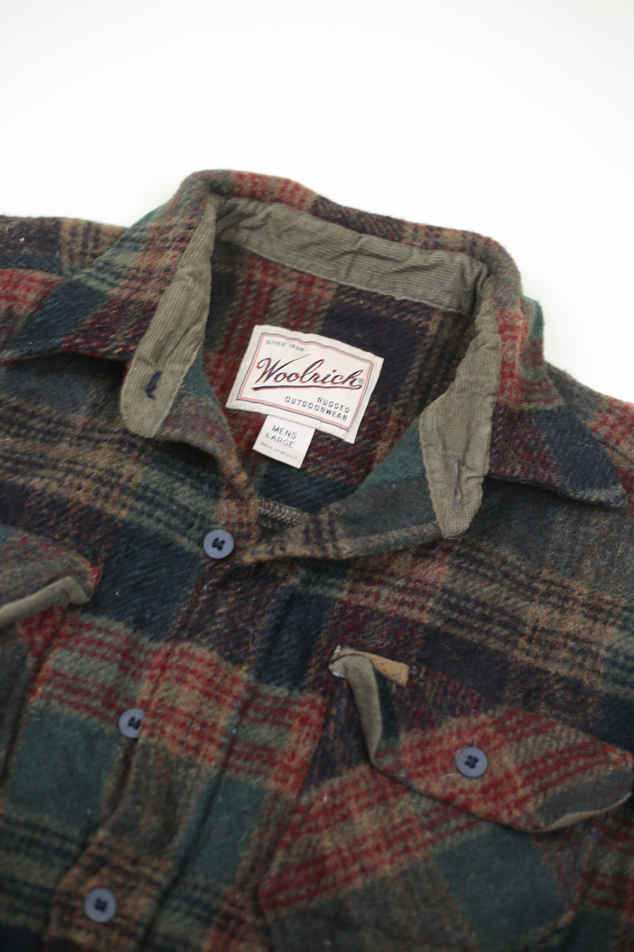 Woolrich Plaid Shirt -L-