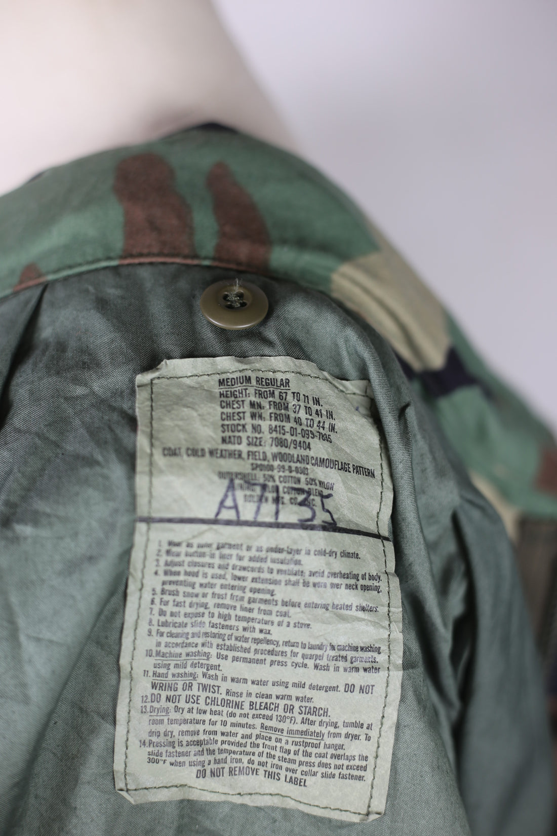 Field Jacket M-65 Us AIR FORCE - L - ( MEDIUM REGULAR )