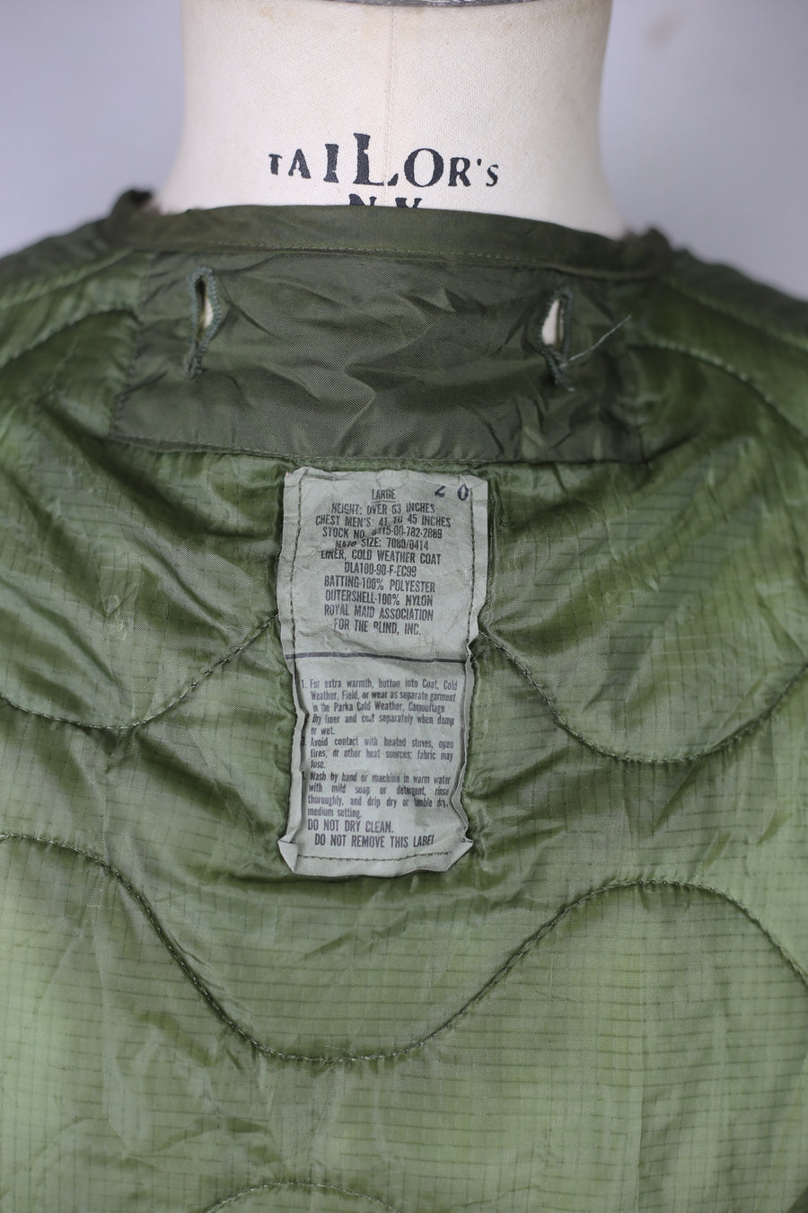 Liner M65 us army vintage - Large -