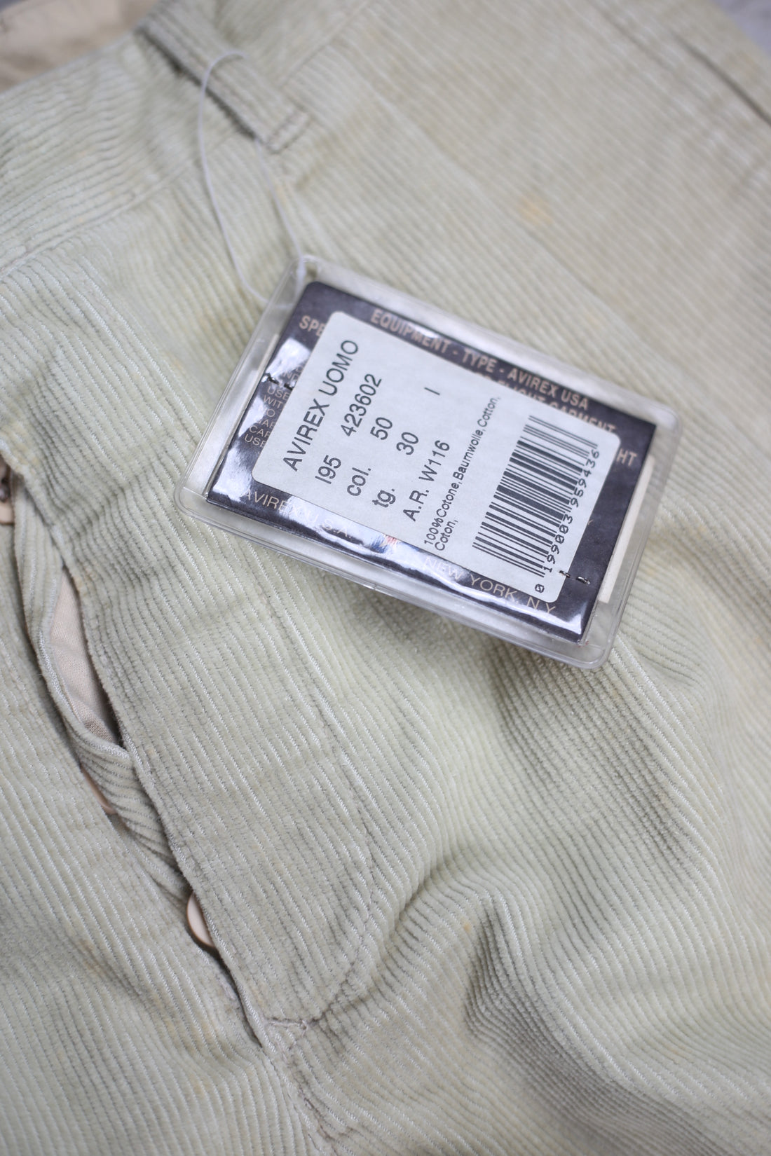 CHINO IN VELLUTO AVIREX