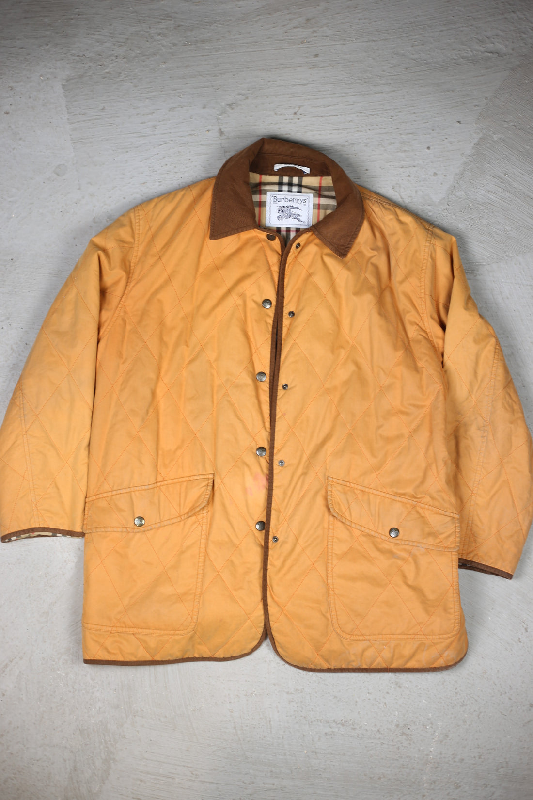 BURBERRY QUILTED JACKET - L-