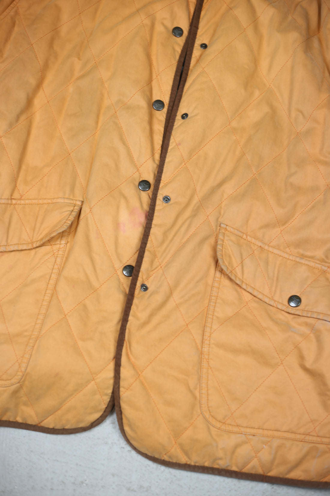 BURBERRY QUILTED JACKET - L-