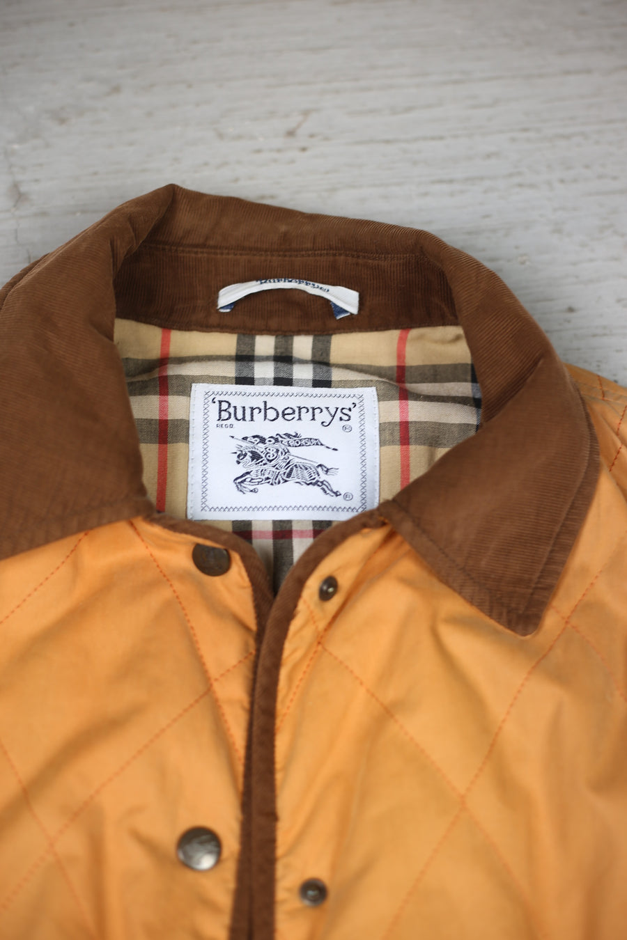 BURBERRY QUILTED JACKET - L-