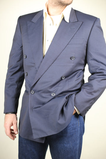 Corneliani double-breasted wool jacket - L -