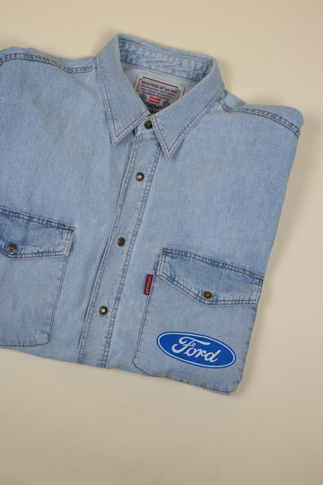 Vintage Carrera denim shirt -M-