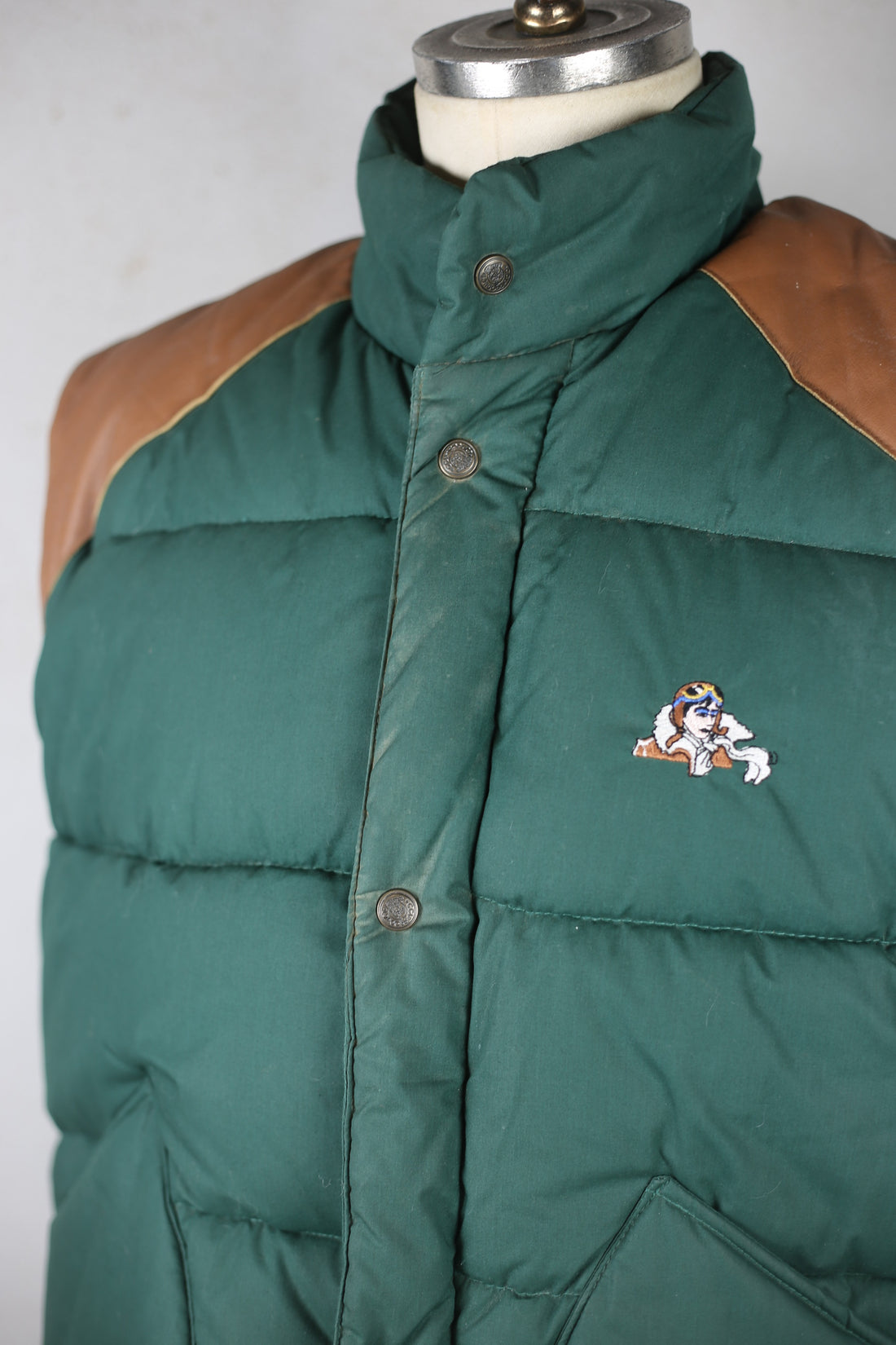 DOWN VEST  VINTAGE  - L -