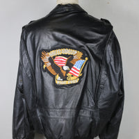 Giacca  in pelle vintage  - XL -