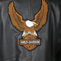 Giacca chiodo  in pelle vintage  - L -