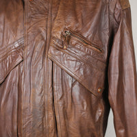 Giacca di pelle mohawks-  M/L -