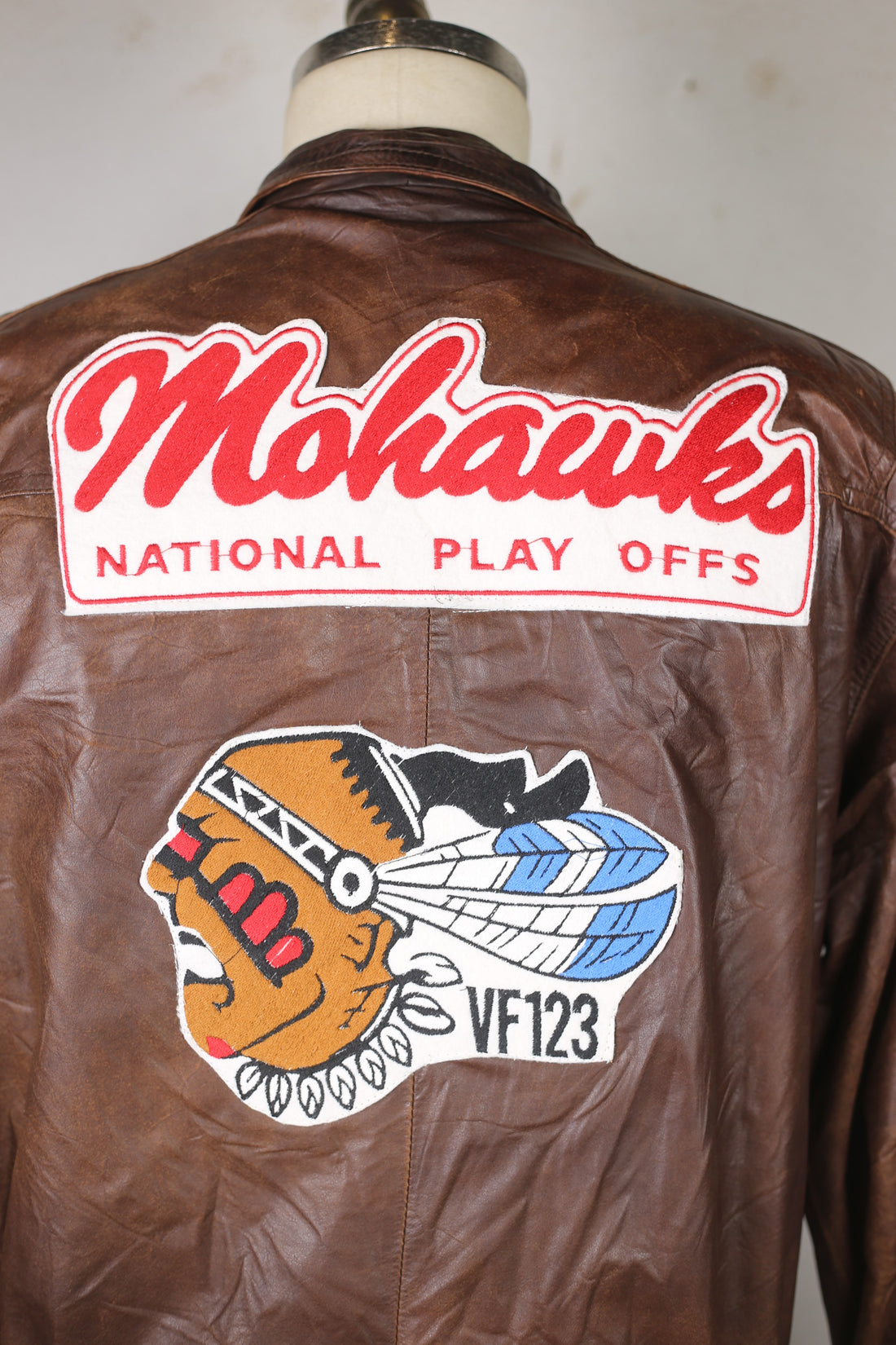 Giacca di pelle mohawks-  M/L -