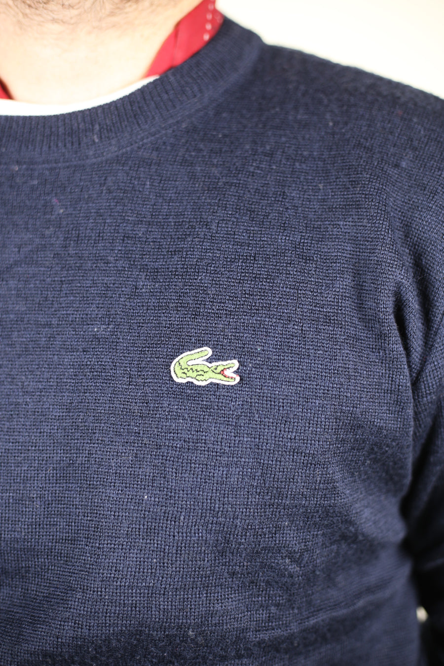 Lacoste wool sweater - L -