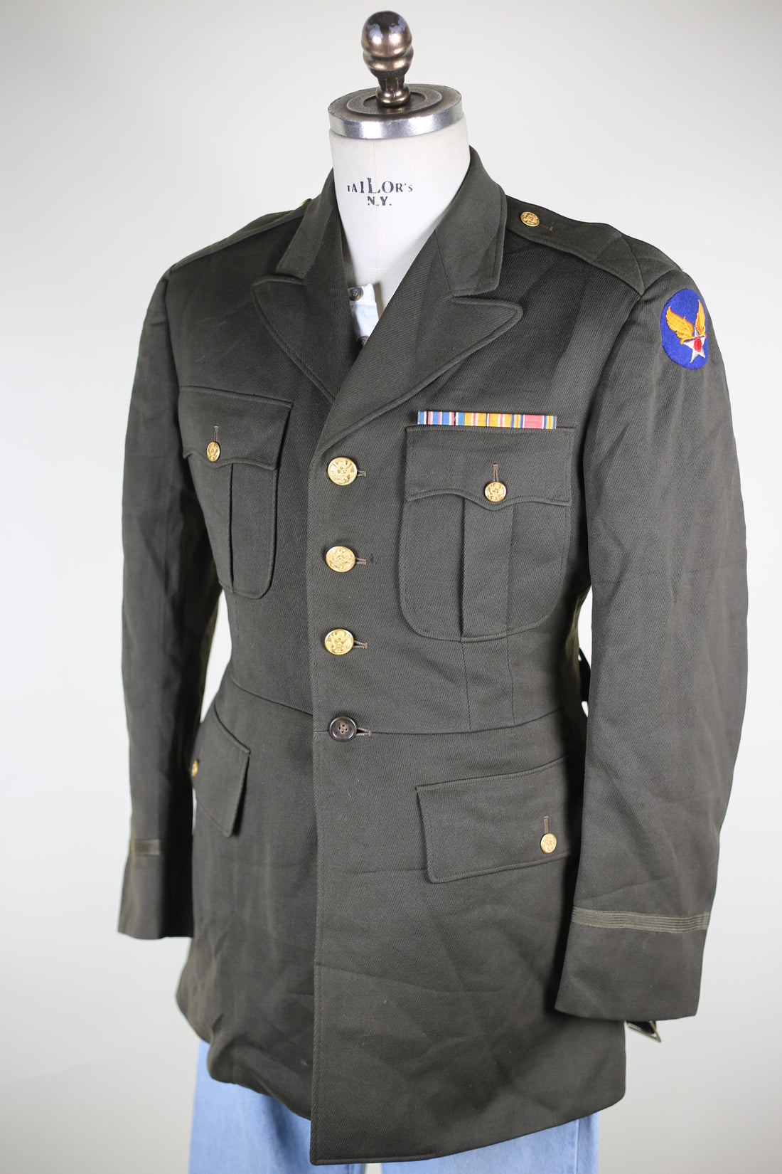 US ARMY air force WOOL UNIFORM 1944 - S -