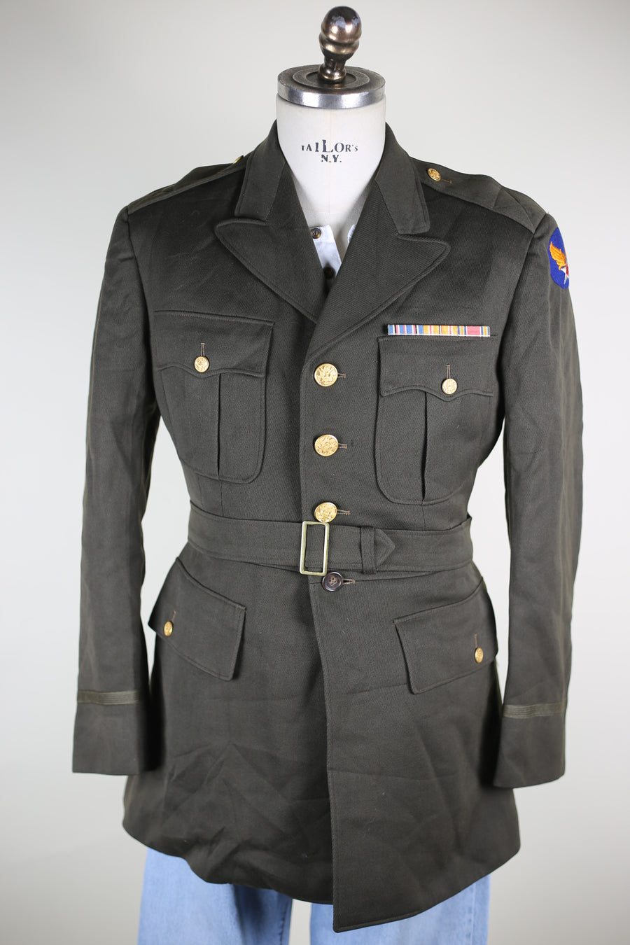 US ARMY air force WOOL UNIFORM 1944 - S -