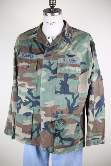 BDU WOODLAND Us ARMY Jacket - L -