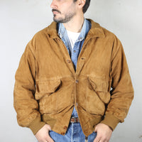 Real leather reindeer jacket - XL it -
