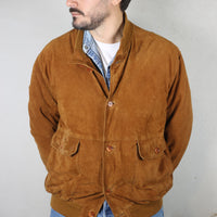 Real leather reindeer jacket - XL it -