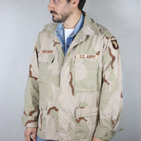 GIACCA DESERT  WOODLAND  Us  ARMY AIRBORNE    -  XL - (LARGE REGULAR)