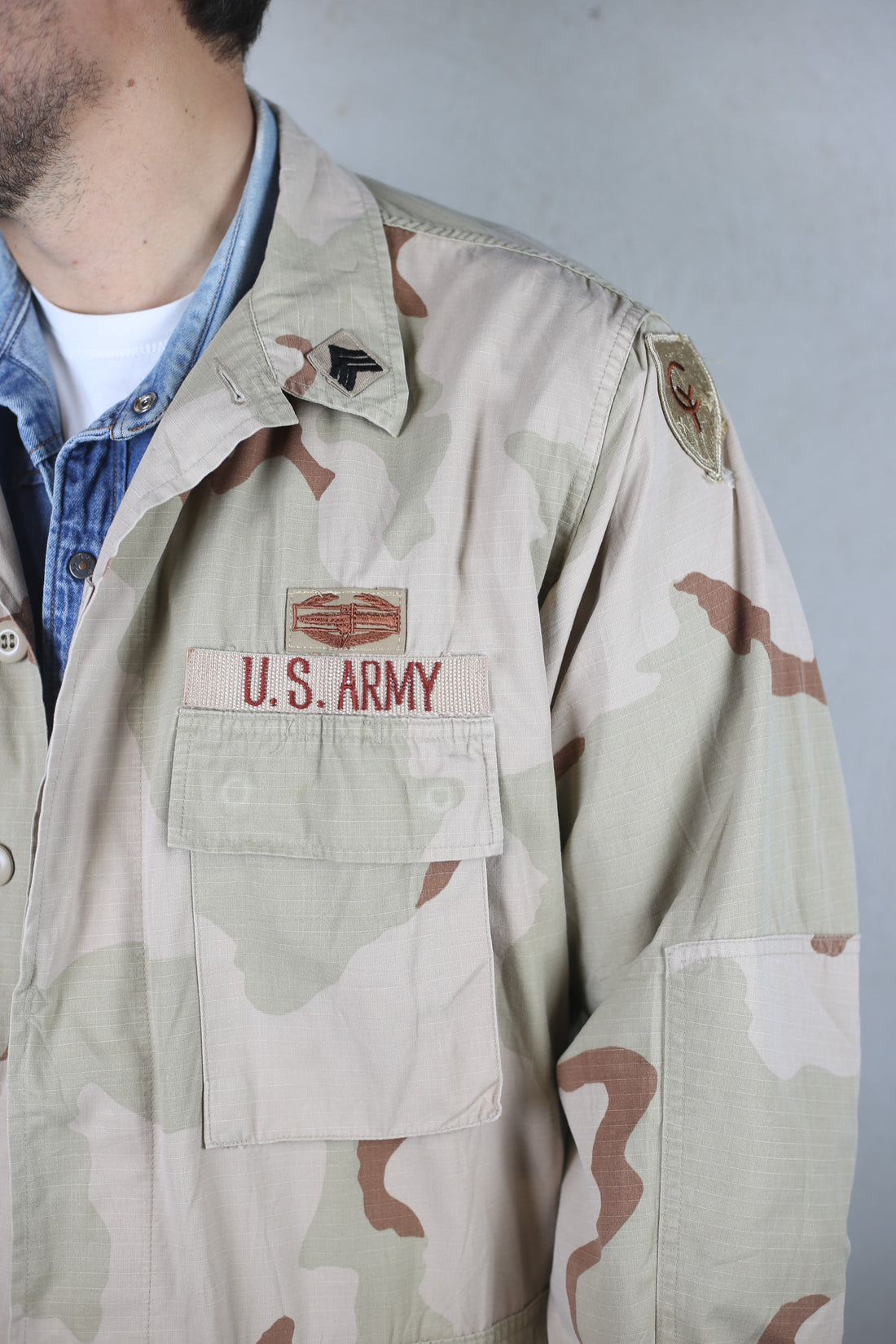 GIACCA DESERT  WOODLAND  Us  ARMY   -  XL - (LARGE REGULAR)