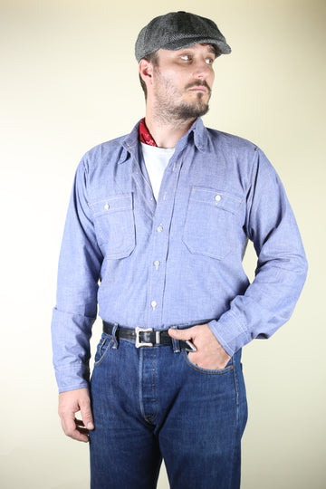 DEADSTOCK VINTAGE CHAMBRAY SHIRT