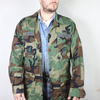 GIACCA BDU CAMOUFLAGE DESERT  WOODLAND  Us  AIR FORCE   -   L - ( PERSONALIZZABILE )