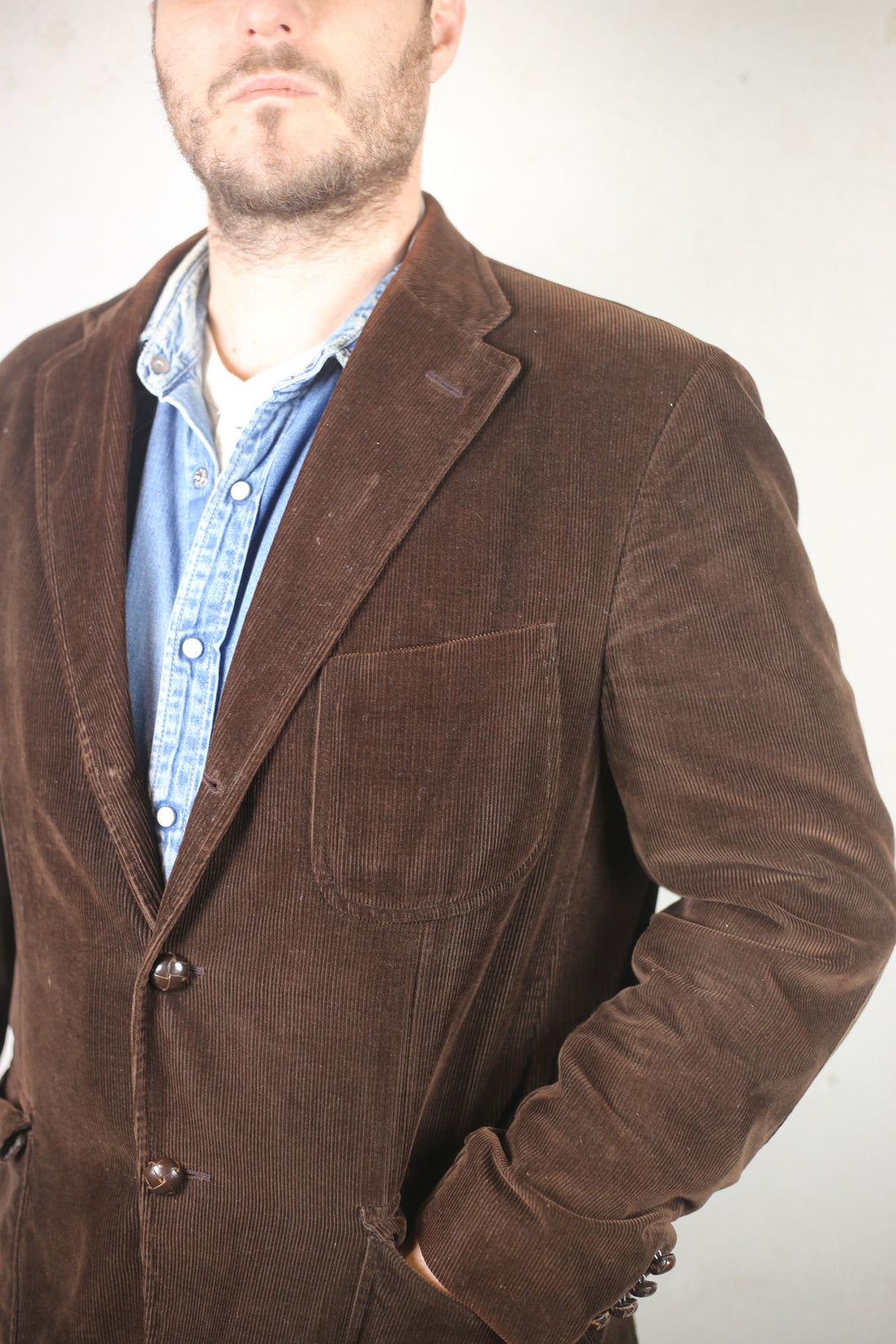 RL Velvet Jacket Made in Italy - L -