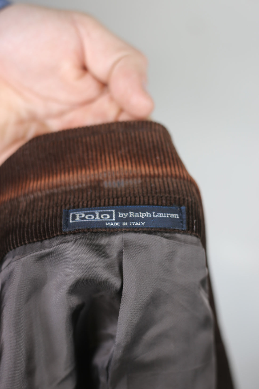 RL Velvet Jacket Made in Italy - L -