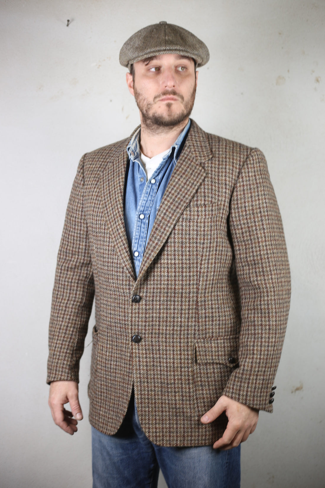 Tweed Jacket - M 48 IT -