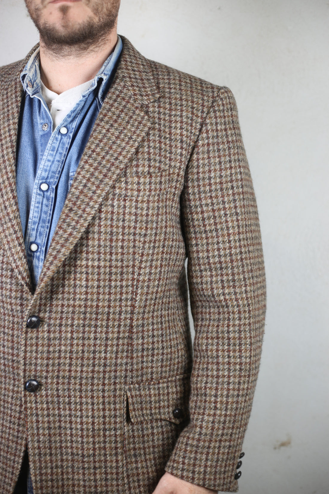 Tweed Jacket - M 48 IT -