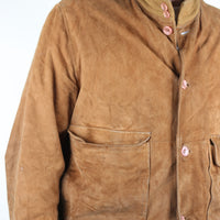 Real leather reindeer jacket - L -