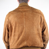 Real leather reindeer jacket - L -