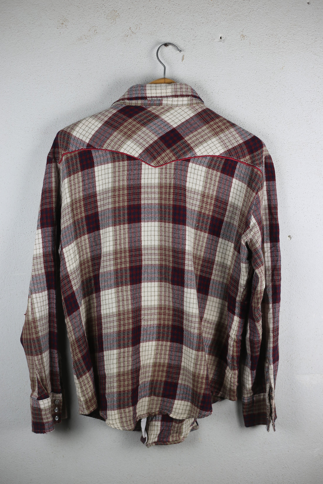 western Plaid shirt -L-