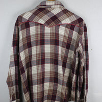 western Plaid shirt -L-