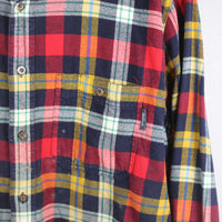 Plaid shirt Wool rich -XL-