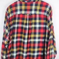 Plaid shirt Wool rich -XL-