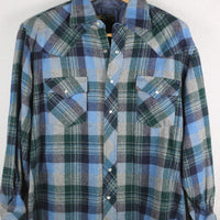 western Plaid shirt  -XL-