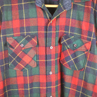 Plaid shirt -XL-