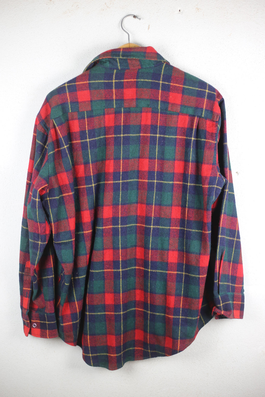 Plaid shirt -XL-